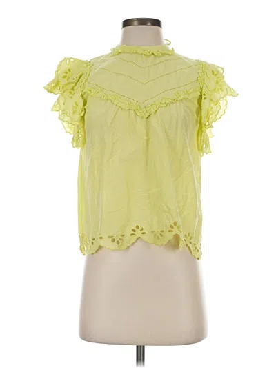 Pre-owned Love The Label Sleeveless Blouse In Green