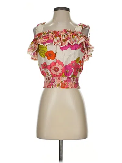 Pre-owned Love The Label Sleeveless Blouse In Pink