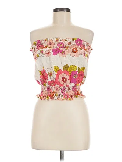 Pre-owned Love The Label Sleeveless Blouse In Pink