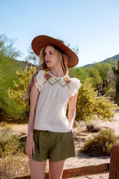 Love The Label Sonora Top In White
