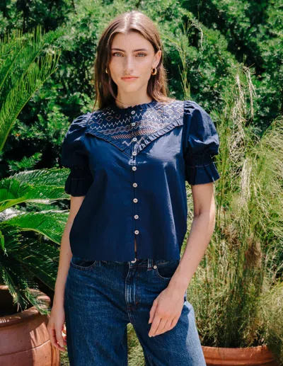 Love The Label Sophie Top In Blue