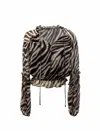 Love The Label Sumeet Top In Basha Print In Multi