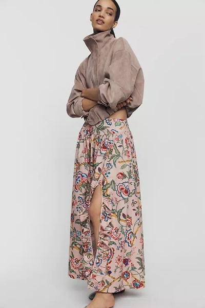 Love The Label Sunshine Maxi Skirt In Multicolor