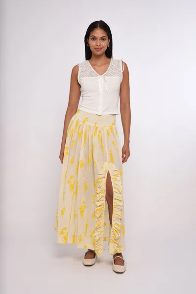 Love The Label Sunshine Skirt In Yellow