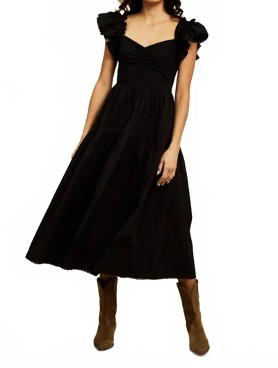 Love The Label Susi Midi Dress In Black