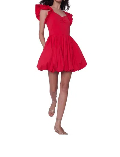 Love The Label Susi Mini Dress In Lollipop In Red