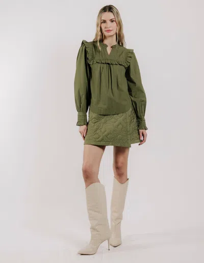 Love The Label Talluah Top In Green