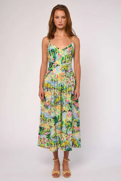 Love The Label Tilda Maxi Dress In Green