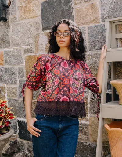 Love The Label Veda Top In Multi