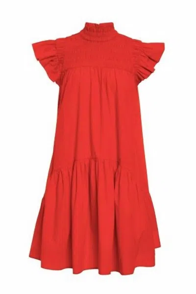 Love The Label Viola Dress In Red Alert