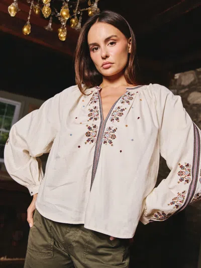 Love The Label Virginia Top In White