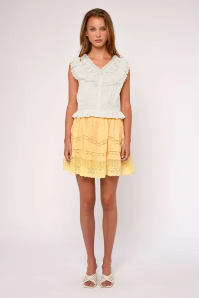 Love The Label Wallis Top In White