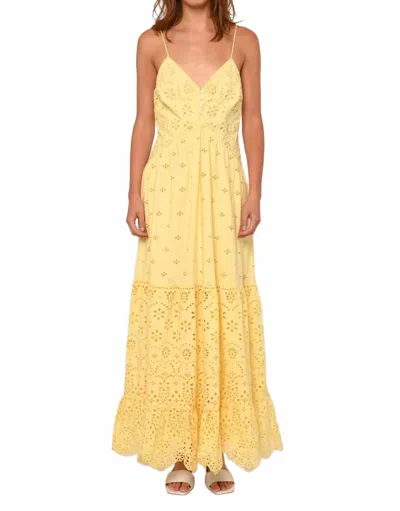 Love The Label Yvonne Maxi Dress In Sunlight In Yellow