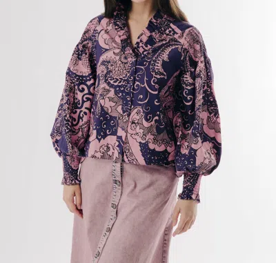 Love The Label Zinnia Top In Purple