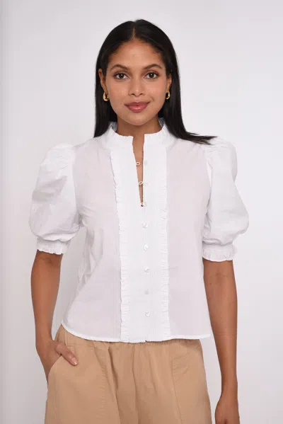 Love The Label Zinny Top In White