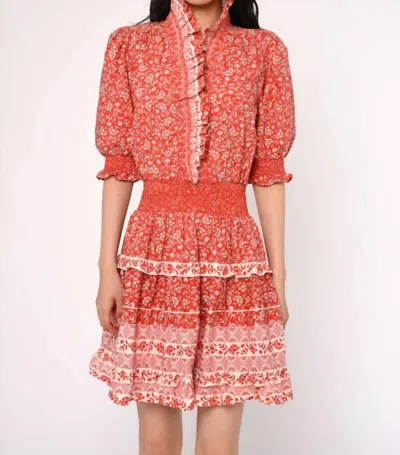 Love The Label Zita Mini Dress In Rosemary Dreamscape In Multi