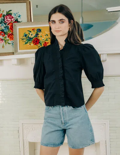 Love The Label Zuri Top In Blue