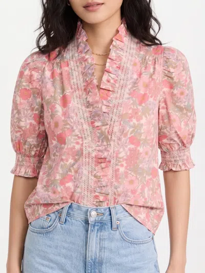 Love The Label Zuri Top In Clarabell Liberty Print
