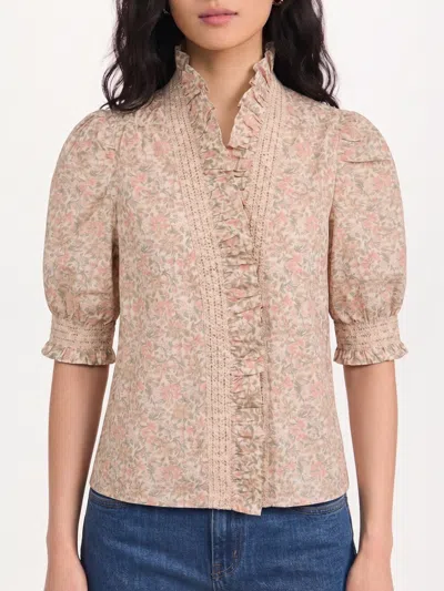 Love The Label Zuri Top In Nazanin Liberty Print