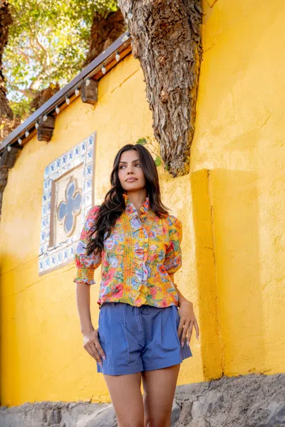 Love The Label Zuri Top In Yellow