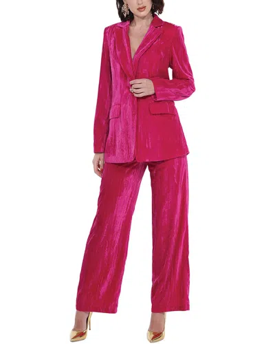 Love The Queen 2pc Blazer & Pant Set In Multi