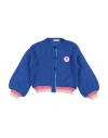 Love Therapy Toddler Girl Cardigan Blue Size 6 Acrylic, Polyamide, Mohair Wool In Blue