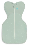 Love To Dream Swaddle Up™ 1.5 Tog Stretch Cotton Fleece Swaddle In Green
