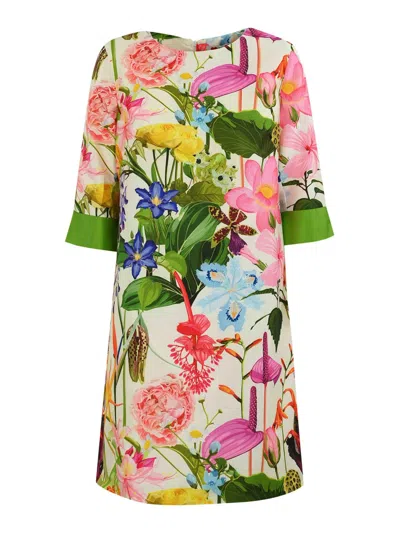 Love To Love By Gai Mattiolo Lv1759 Floral Print Midi Dress