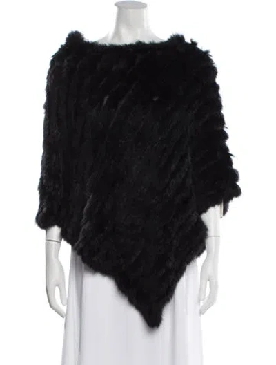 Pre-owned Love Token Bateau Neckline Sweater In Black