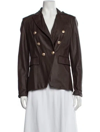 Pre-owned Love Token Blazer W/ Tags In Brown