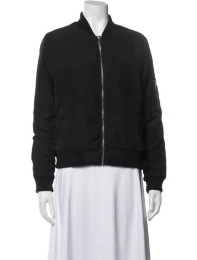 Pre-owned Love Token Bomber Jacket In Black