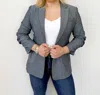Love Token Camayenne Blazer In Gray In Gray
