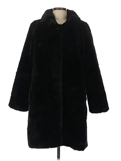Pre-owned Love Token Coat In Black