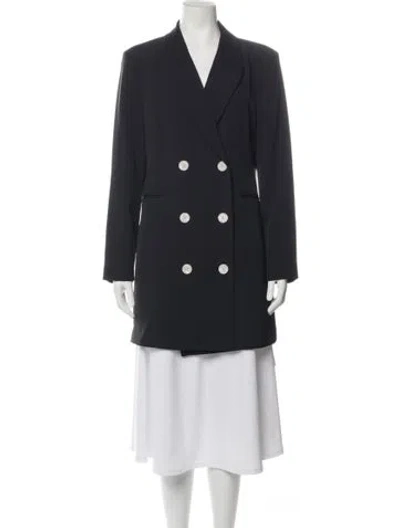 Pre-owned Love Token Coat In Blue
