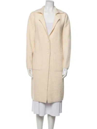 Pre-owned Love Token Coat In Neutral