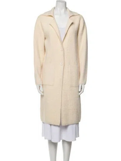 Pre-owned Love Token Coat In Neutral