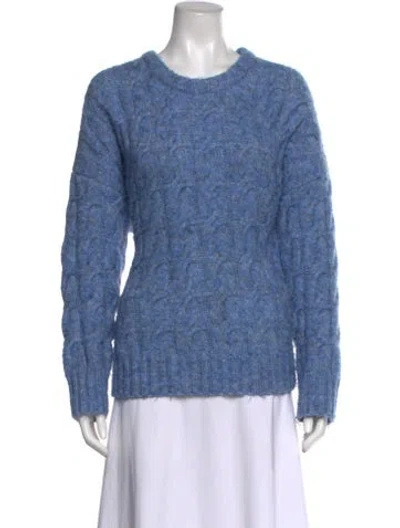 Pre-owned Love Token Crew Neck Sweater In Blue