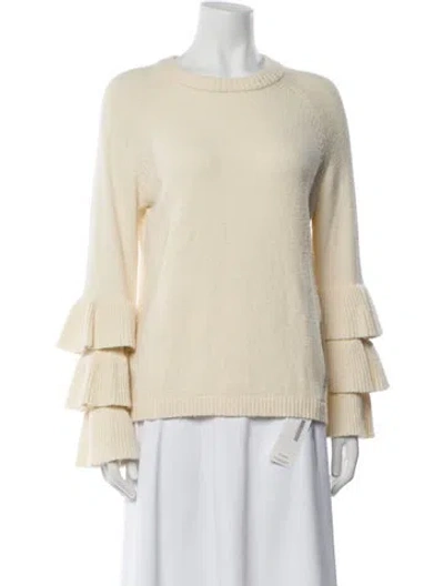 Pre-owned Love Token Crew Neck Sweater In Neutral