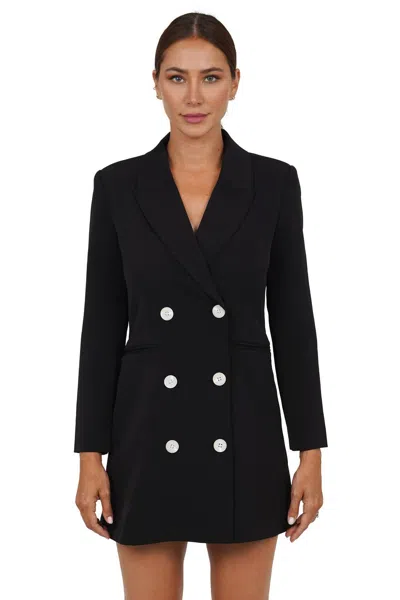 Love Token Darlene Blazer Dress In Black