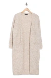 Love Token Dotti Open Front Cardigan In Pink