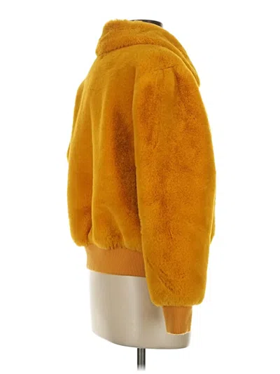 Pre-owned Love Token Fleece Jacket In Yellow