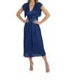 Love Token Harper Dress In Blue In Blue