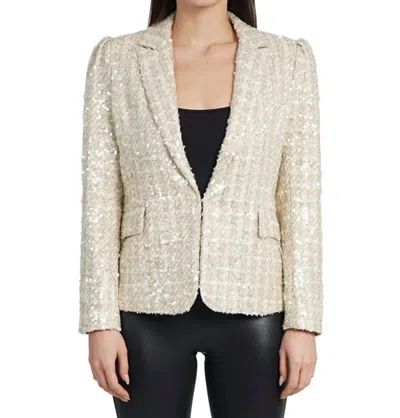 Love Token Jensen Blazer In Beige In Neutral