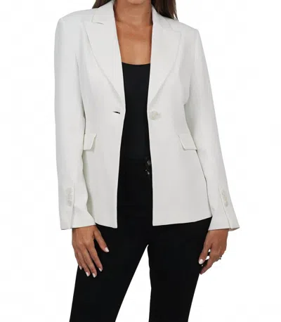 Love Token Kara Blazer In White