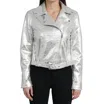 Love Token Liza Jacket In Silver In Silver