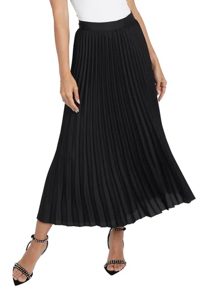 Love Token Jennifer Pleated Skirt In Black