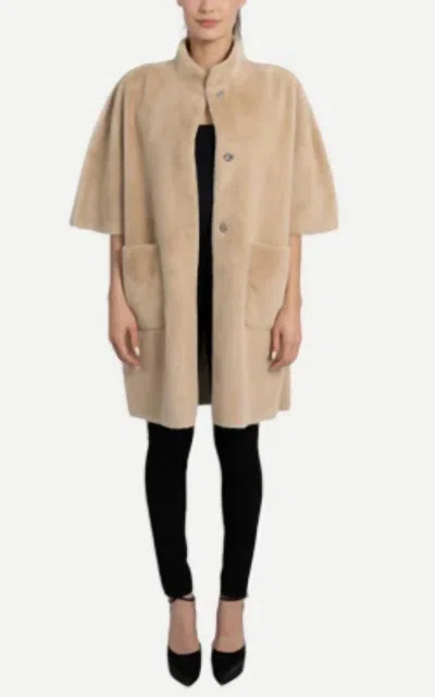 Love Token Nia Coat In Beige