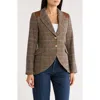 Love Token Piper Plaid Blazer In Multi