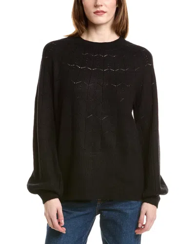 LOVE TOKEN LOVE TOKEN POINTELLE SWEATER