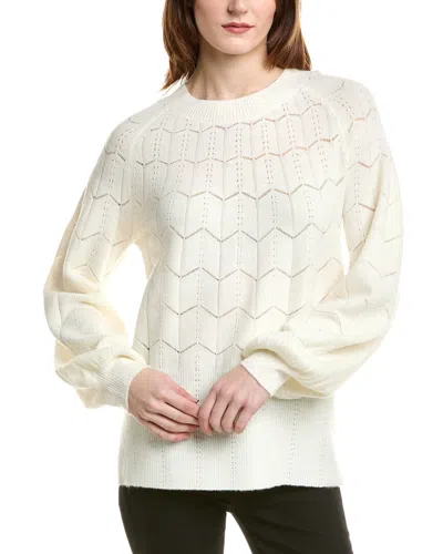 LOVE TOKEN LOVE TOKEN POINTELLE SWEATER